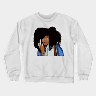 Erykah Badu Afro Crewneck Sweatshirt